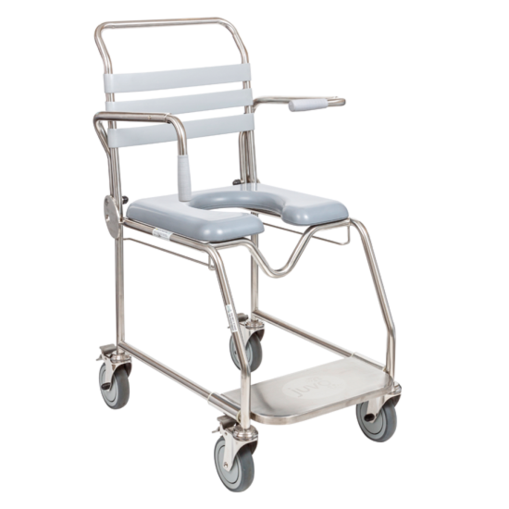 Juvo Attendant Propelled Shower Commode