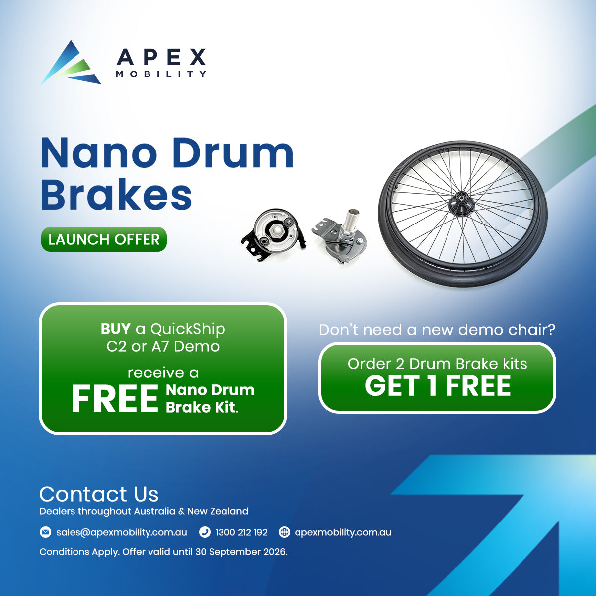 APEX Nano Drum Brake Kit