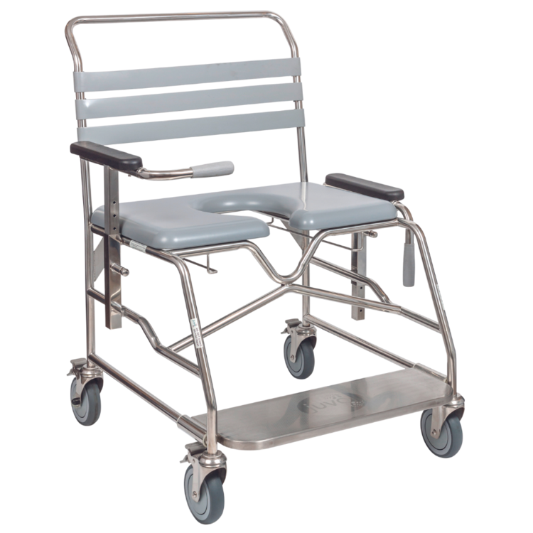 Juvo Attendant Propelled Shower Commode